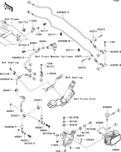 ZR750 Тормозные трубки
