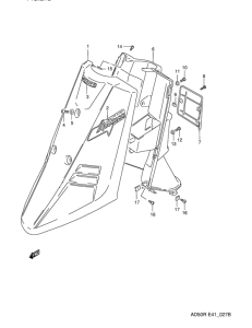 AD50 Front leg shield