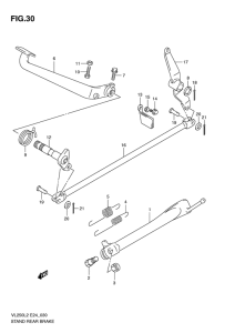 VL250 Подножки