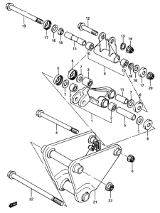 GSX750 Cushion lever