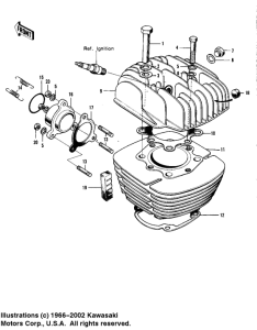  Головка блока цилиндров / цилиндр