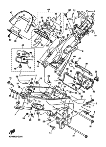 YZF-R1 Frame comp