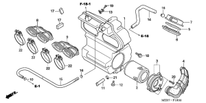 CBF600 (Naked) Воздухоочиститель