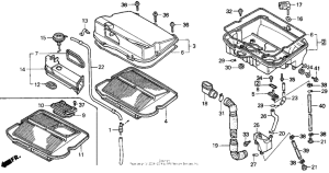 GL1500I Воздушный фильтр