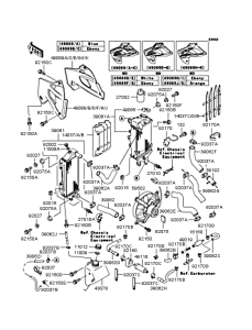 KLX250 Радиатор