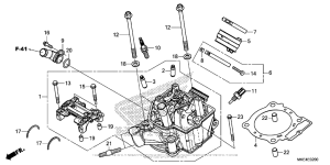  Головка цилиндров