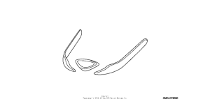 GL1800 (ABS) Chrome front fender ornament