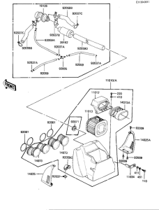 KZ1000 Воздухоочиститель