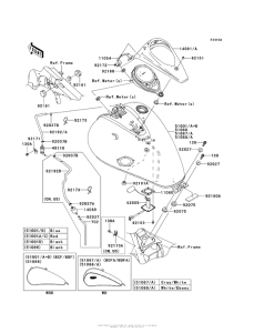 VN900 Fuel Tank (Bcf-Bdfa)