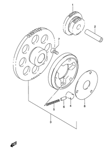 GS500 Муфта стартера
