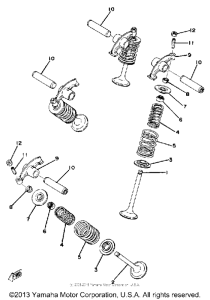 XS400SG Клапана