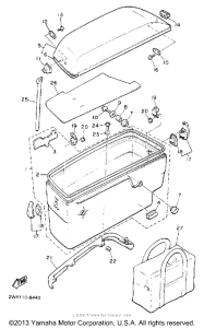 XVZ13DA Боковые кофры
