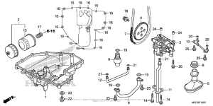 CB1100 (ABS) Oil Pan + Oil Pump
