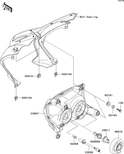ZR750 Фара