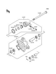 KMX80 Переднее колесо