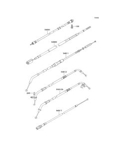VN800 Тросы управления