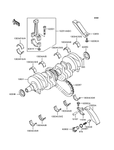 ZL400 Коленвал