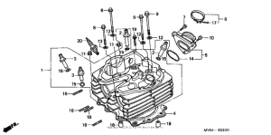 XR650L Головка цилиндров