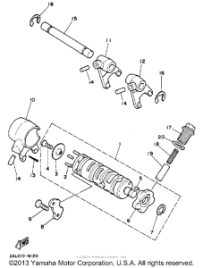 YSR50U Копирный вал