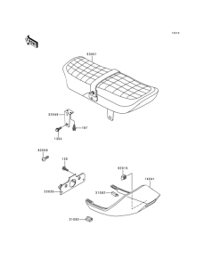KH125 Сиденье