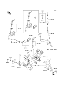 KLX125 Замок зажигания