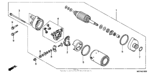 RVT1000R Стартер