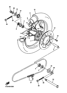 WR250F Переднее колесо