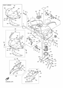 YZF-R6 Топливный бак