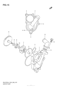 RM-Z250 Водяной насос