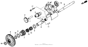 GL1500 Задняя передача