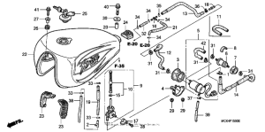 VT1100C2 Топливный бак