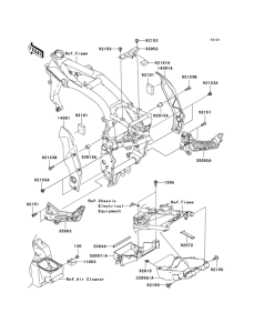 ZR1000 Рама ,крепежные детали