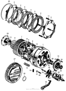 CM91 Сцепление