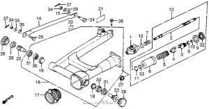 CB550 Swingarm + drive shaft