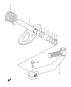 AN150 Ножной стартер