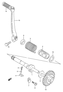 BX120 Ножной стартер