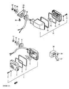 GR650 Поворотники