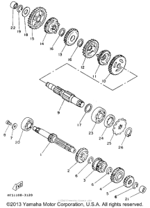 YZ80E1 Трансмиссия