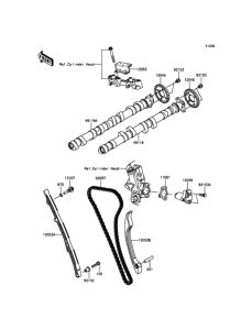 ZX1400 Распред вал