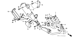 XRV750 Глушитель