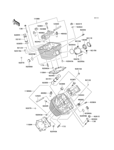 VN800 Головка цилиндров