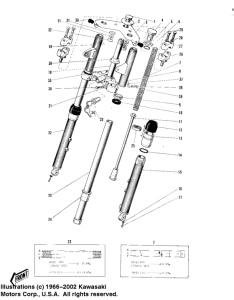 C2 Вилка передней оси