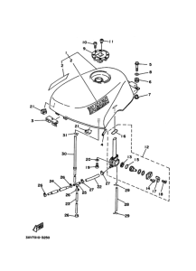 TZR250RSP ﾌﾕｴﾙﾀﾝｸ