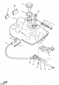 CW50RSP Топливный бак