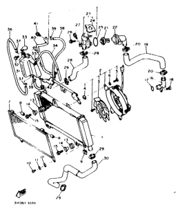 XTZ660 Radiator. hose