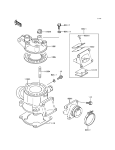  Головка блока цилиндров / цилиндр