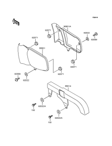 EL250 Боковые обтекатели