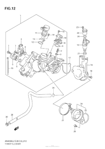 AN400 (ABS) Throttle Body (An400A L2 E33)