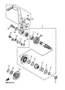 WR400F Стартер
