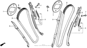 PC800 Цепь ГРМ